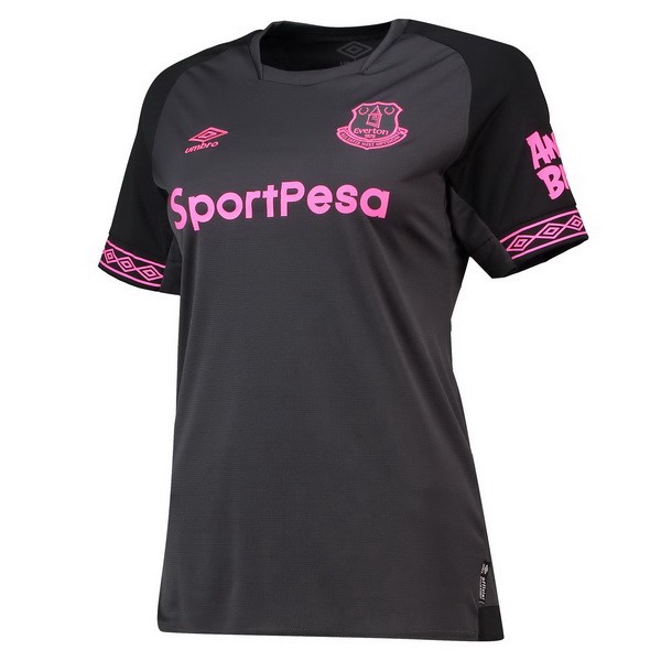 Everton Trikot Auswarts Damen 2018-19 Schwarz Fussballtrikots Günstig